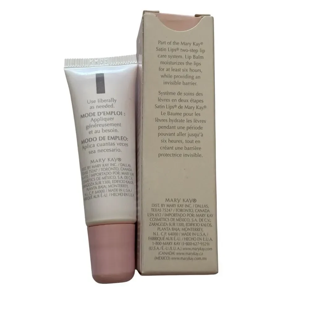 Mary Kay Satin Lips Lip Balm Moisturizer Chapped Dry Lip Care 0.3 oz 871300
